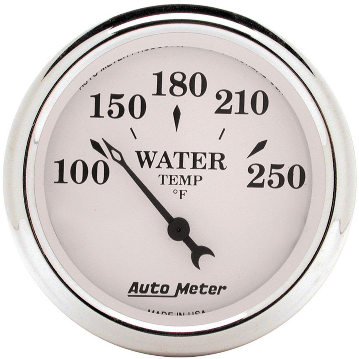 Autometer Old Tyme Water Temp Gauge 100-250F Short Sweep Electric AU1638