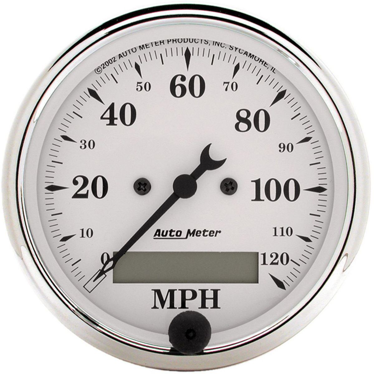 Autometer Old Tyme 3-1/8in Speedometer 120MPH AU1688