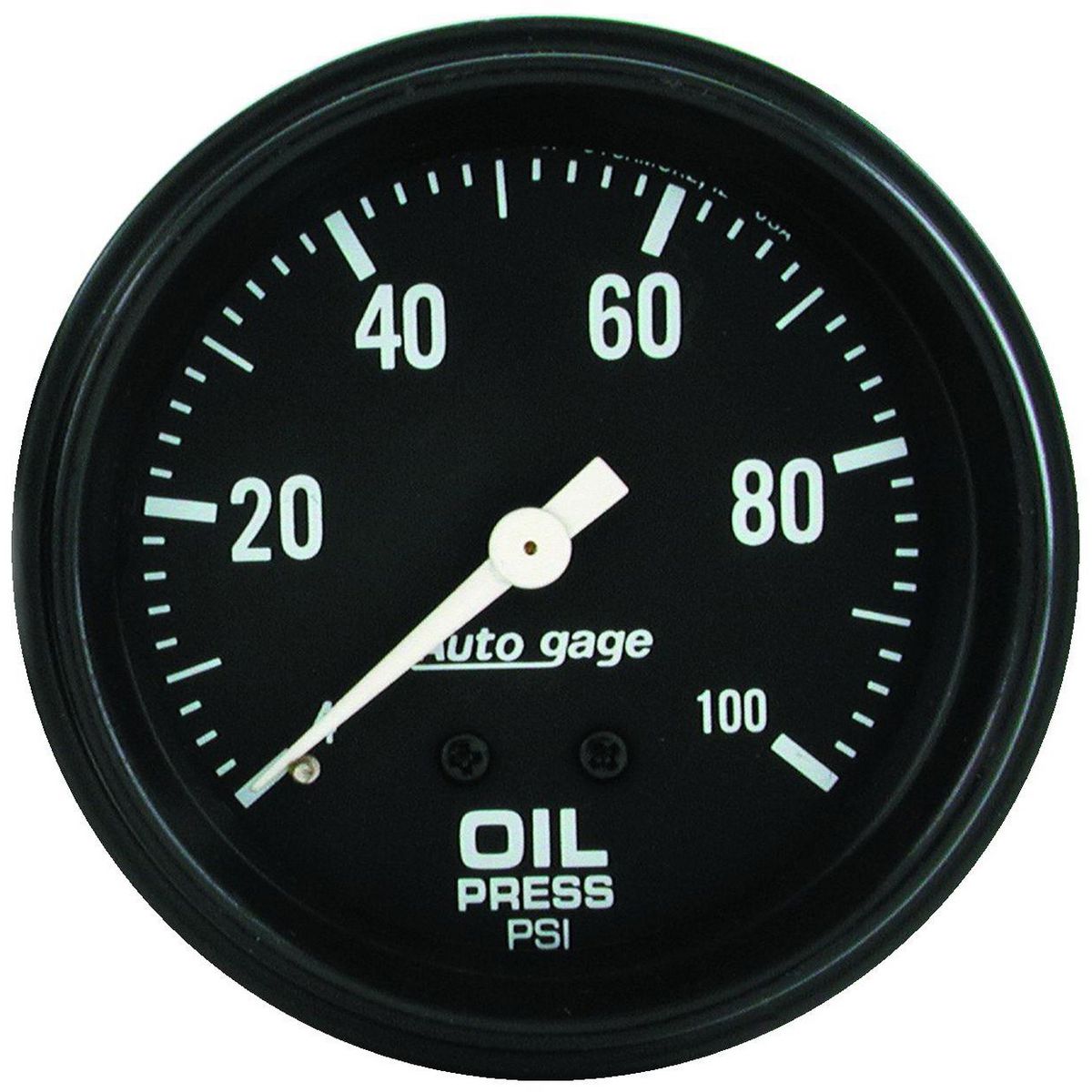 Autometer Auto Gauge 2-5/8in Oil Pressure Gauge 0-100PSI Mechanical AU2312
