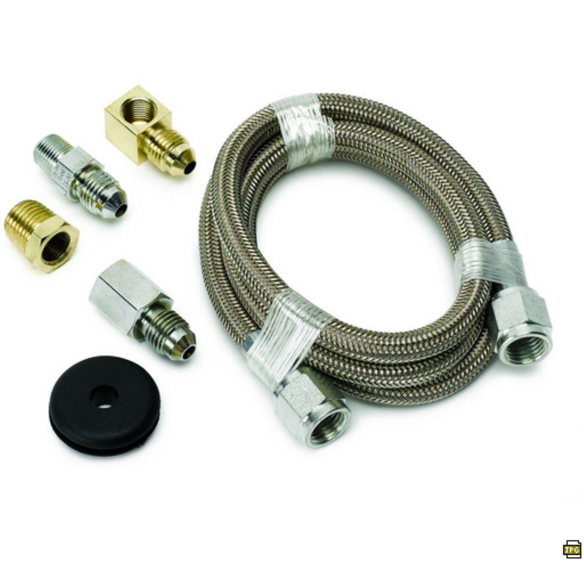 Autometer -4an Braided Hose With Fittings 3FT AU3227