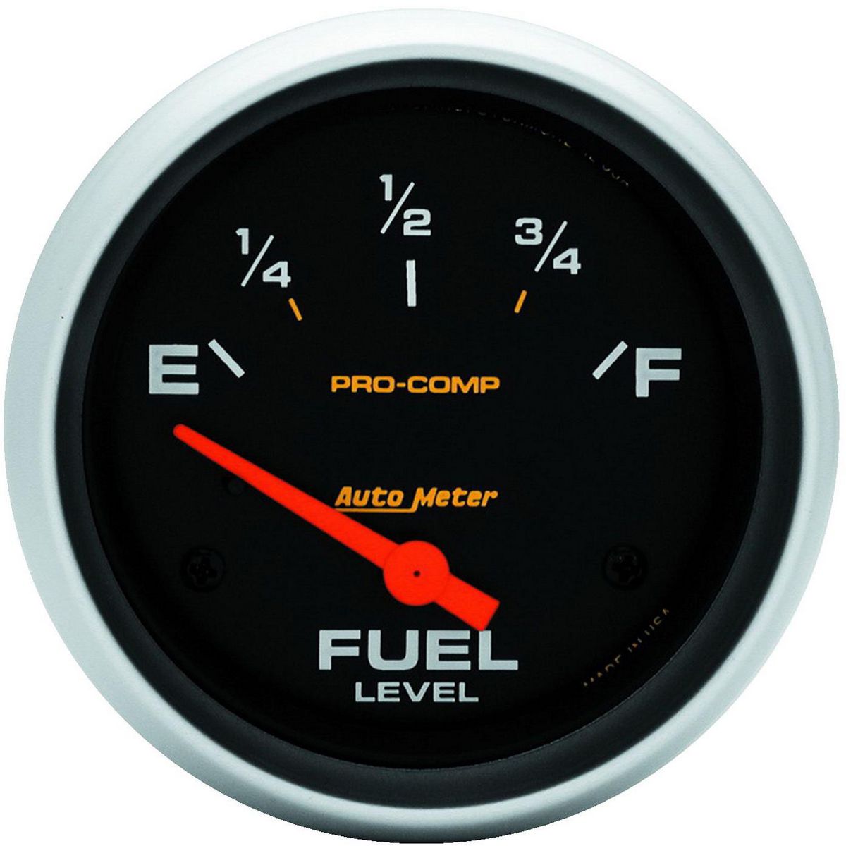 Autometer Pro-Comp 2-5/8in Fuel Level Gauge 240-33 Ohms Short Sweep Electric AU5417