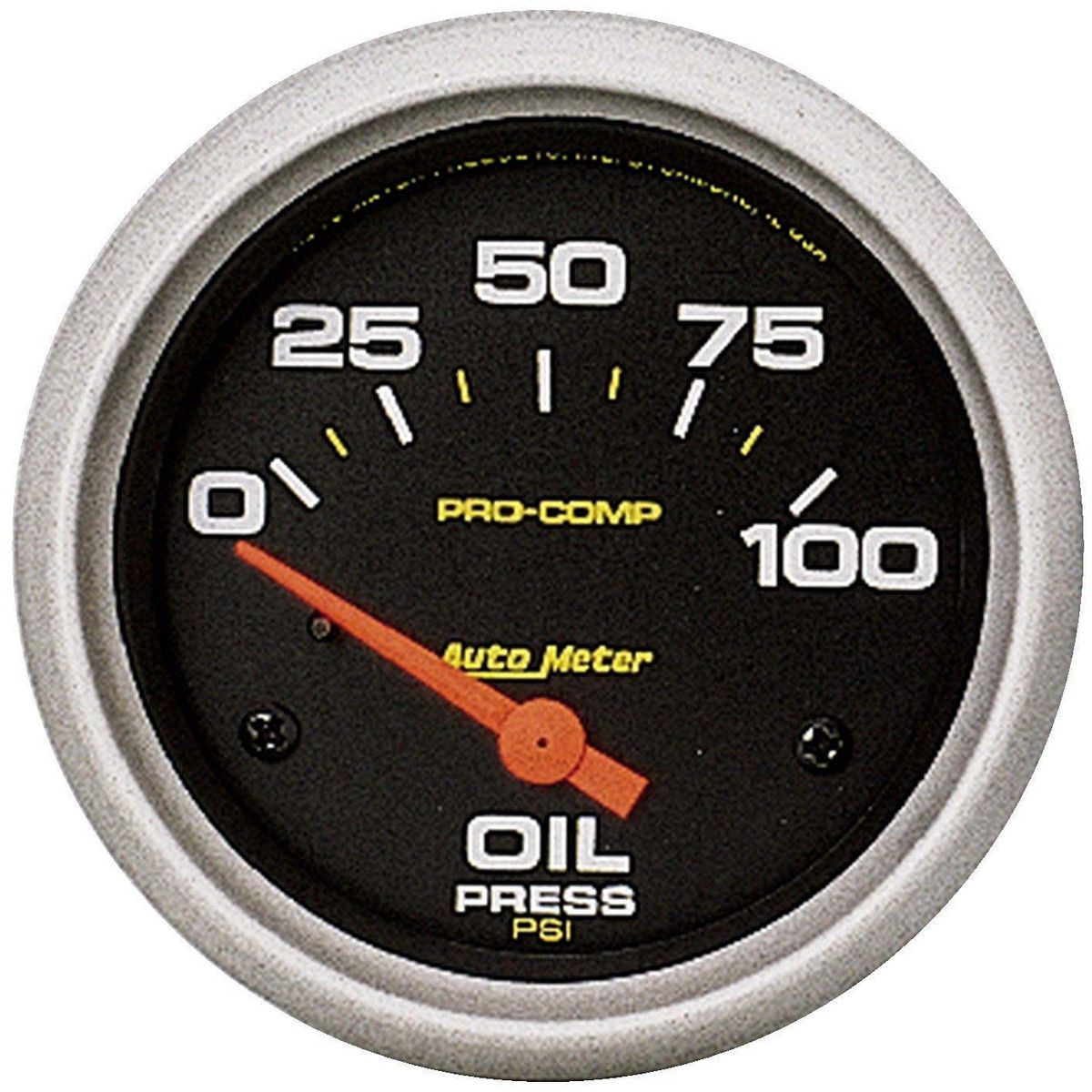 Autometer Pro-Comp 2-5/8in Oil Pressure Gauge 0-100 PSI Short Sweep Electric AU5427