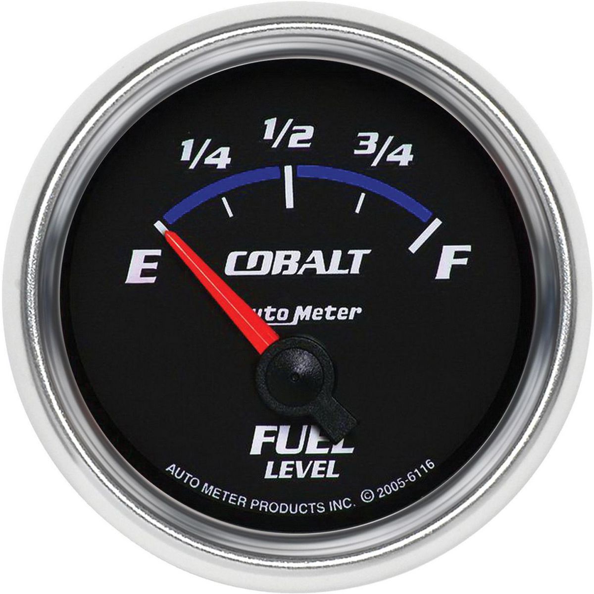 Autometer Cobalt 2-1/16in Fuel Level Gauge 240-33 Ohm Short Sweep Electric AU6116