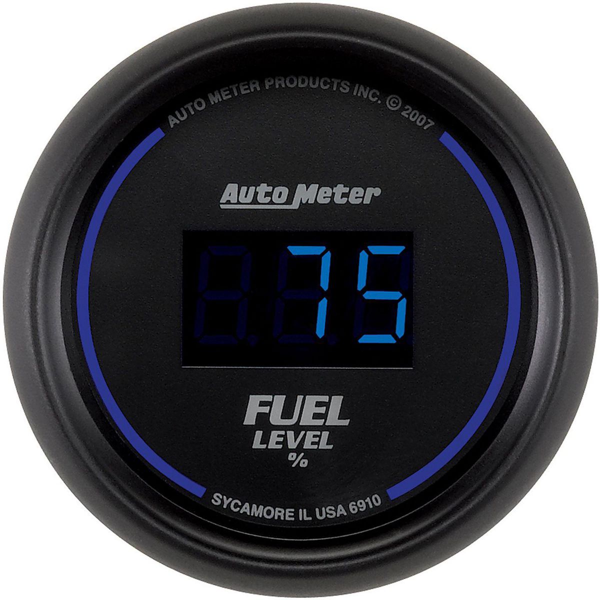 Autometer Cobalt Digital 2-1/16in Fuel Level Gauge Programmable Electric AU6910
