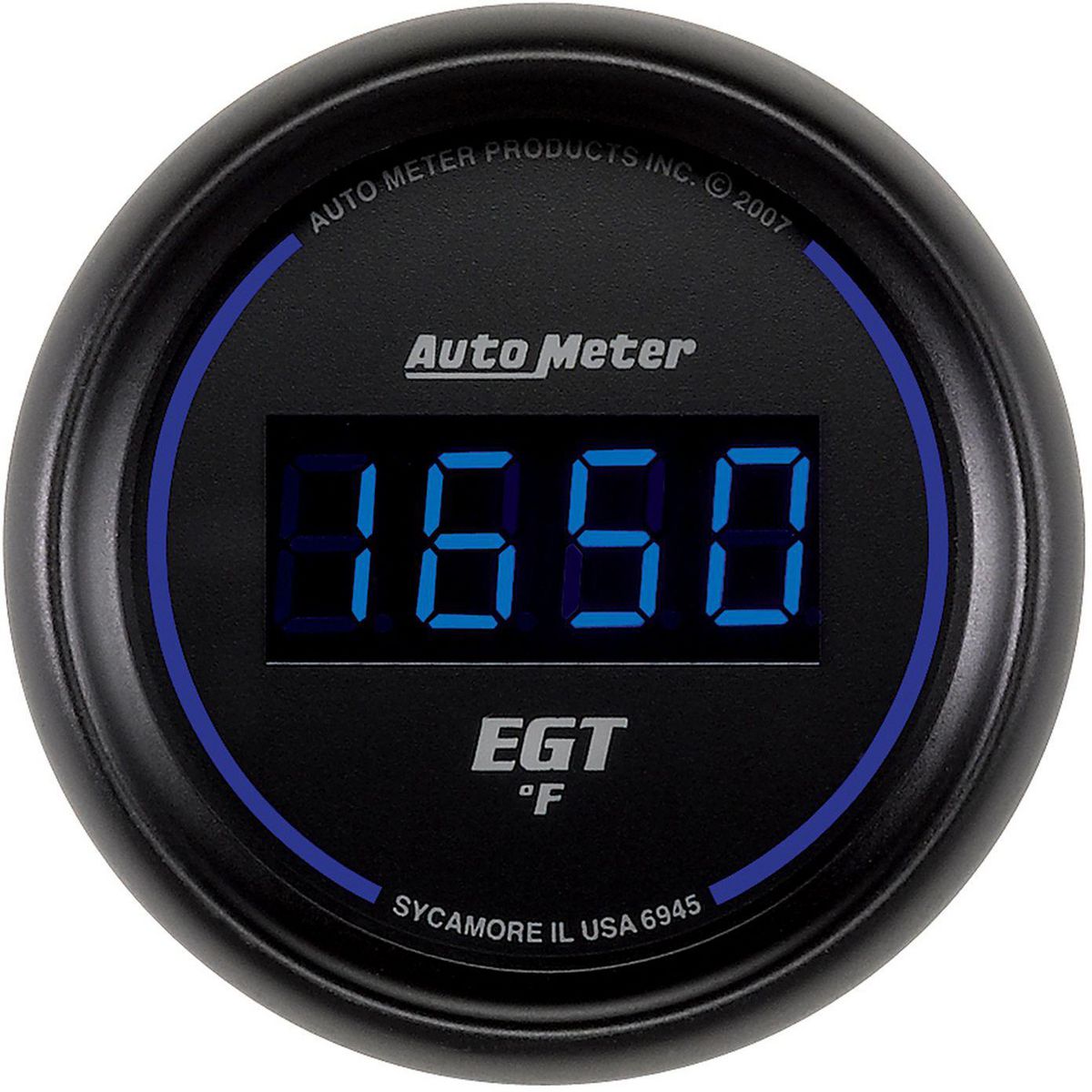 Autometer Cobalt Digital 2-1/16in Pyrometer Gauge 0-2000F Electric AU6945