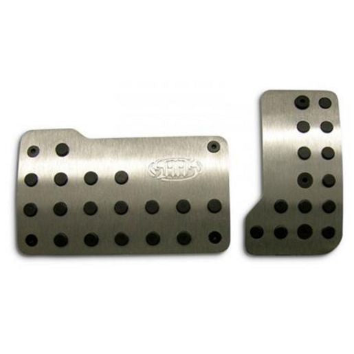 SAAS Pedal Pad Kit Auto - Aluminium Black Slots 23123BA