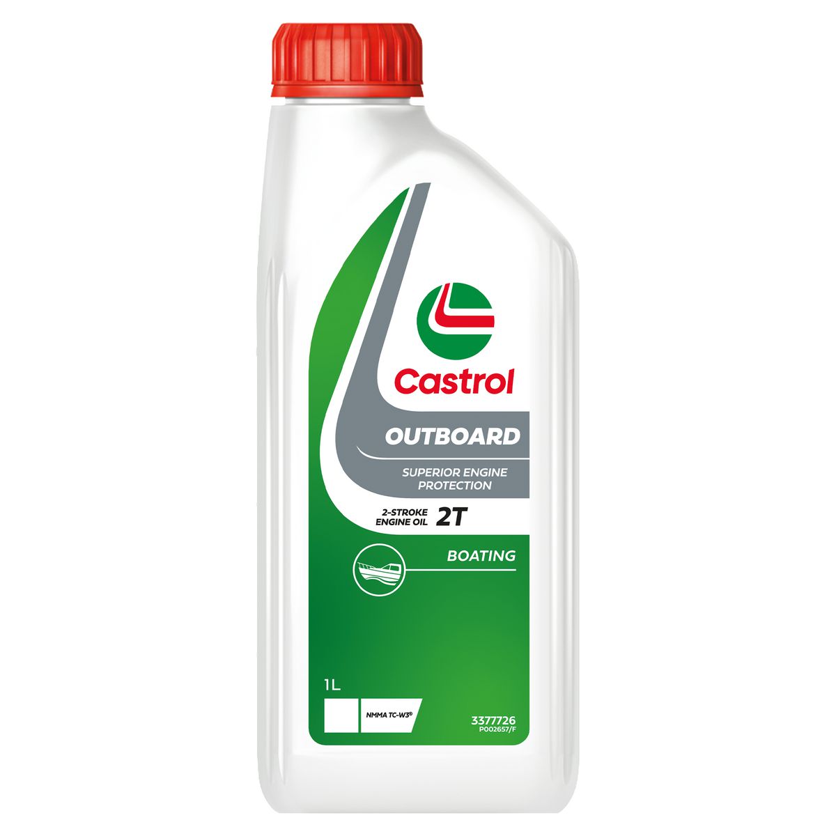 Castrol Outboard Premium Mineral 2T Engine Oil 1L 3377726
