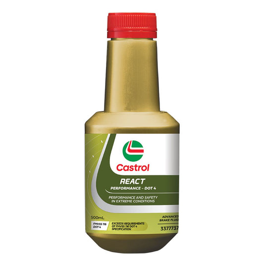 Castrol React Performance Brake Fluid DOT 4 500ml 3377737