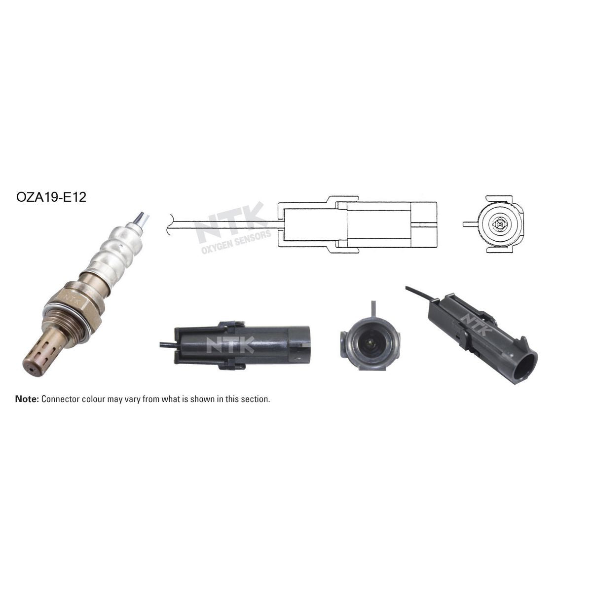 NTK Oxygen Sensor - 1 Wire OZA19-E12