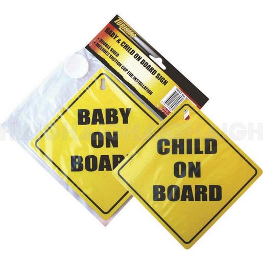 Haigh Baby On Board Sign BOB1