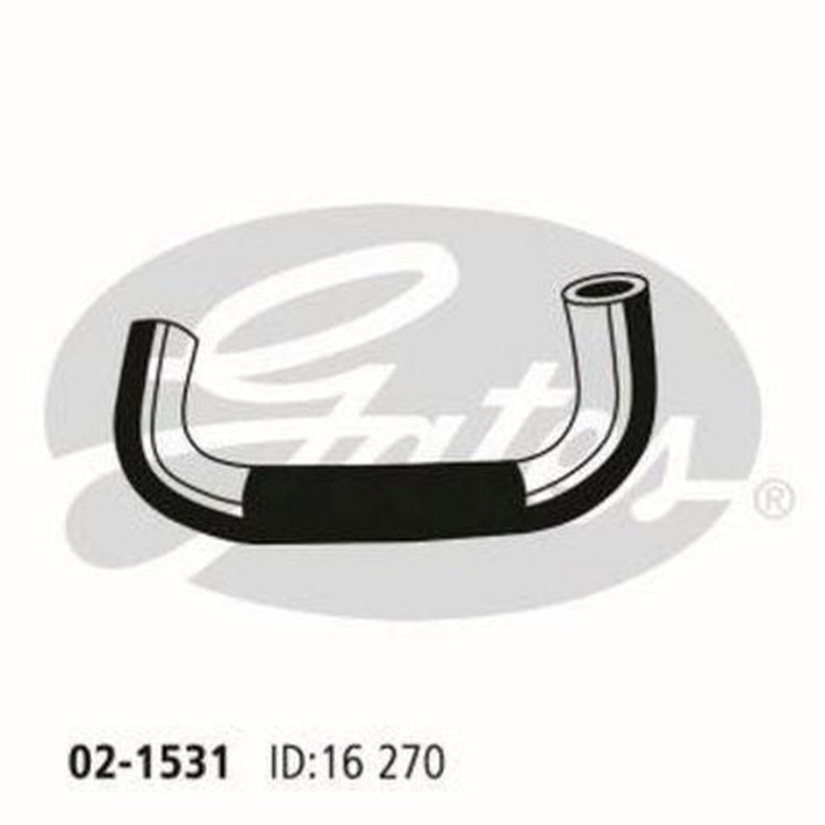 Gates Radiator Hose 02-1531
