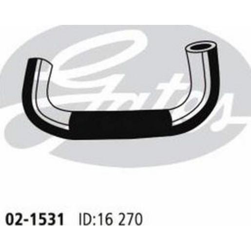 Gates Radiator Hose 02-1531