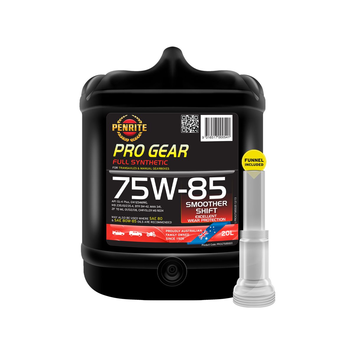 Penrite Pro Gear 75W-85 Gear Oil 20L