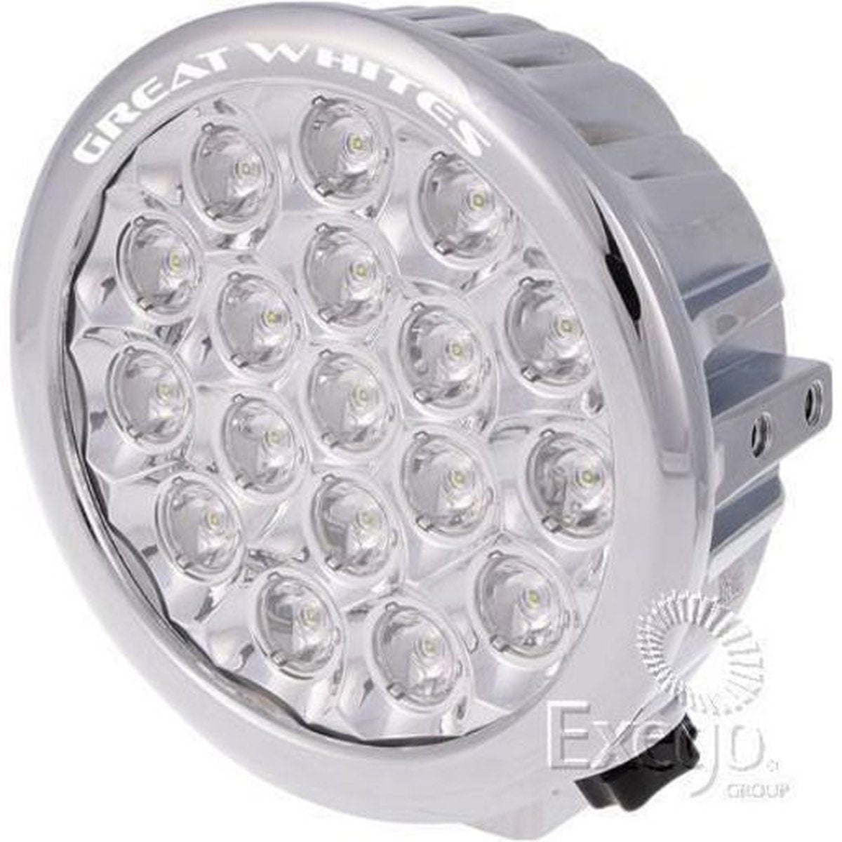 Great Whites Round Driving Light 18 LED Chrome GWR5181CHROME
