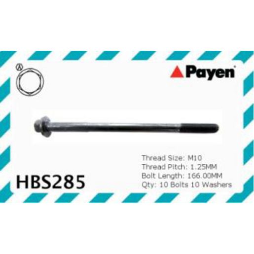 Payen Bolt Set-Cylinder Head HBS285