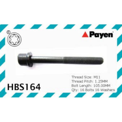 Payen Bolt Set-Cylinder Head HBS164