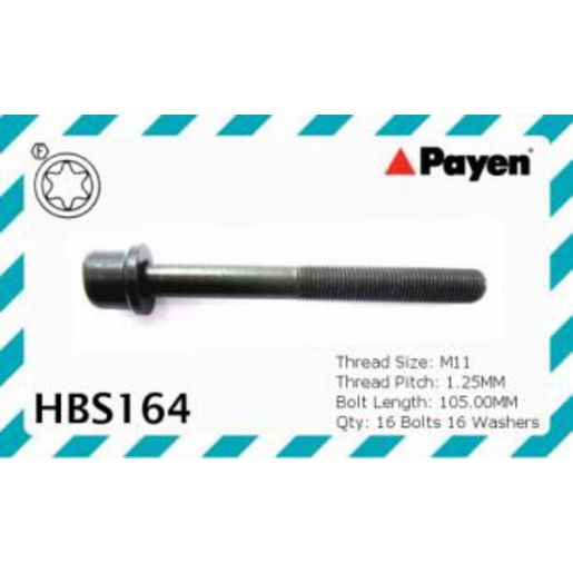 Payen Bolt Set-Cylinder Head HBS164