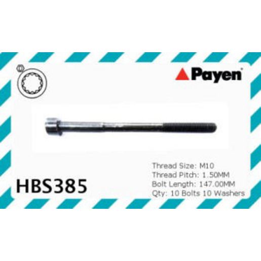 Payen Bolt Set-Cylinder Head HBS385