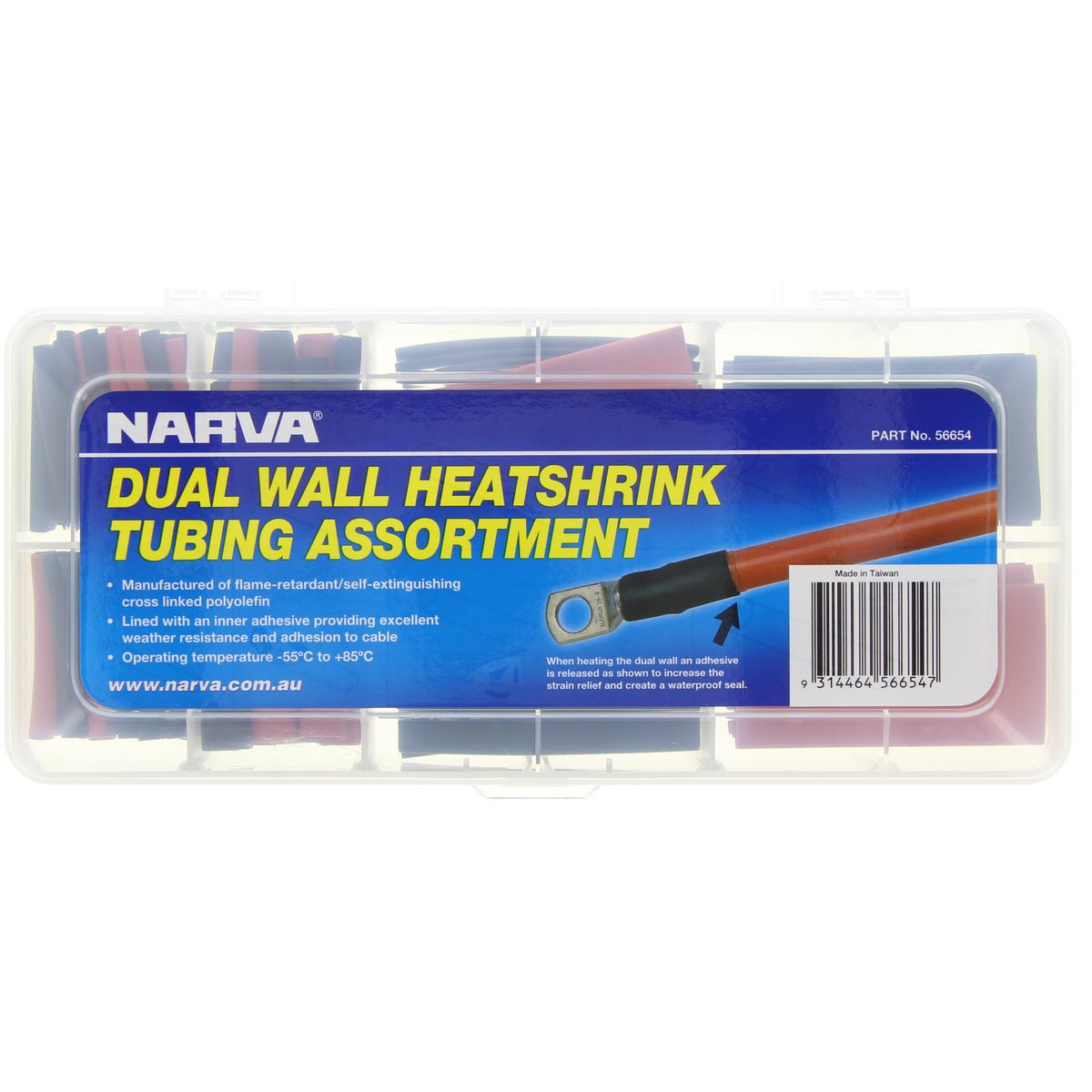 Narva Heatshrink Assortment Dual Wall (105Pk) 56654
