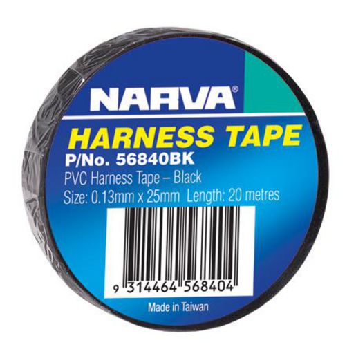 Narva PVC Insulation Tape 25mm x 20m Black 56840BK
