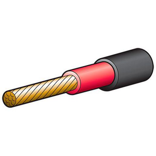 Narva Cable Single Core 25A 5mm x 30m Red/Black 5815-30DI