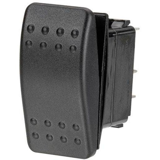 Narva Rocker Switch Sealed 12/24V Black On Off On 63106BL