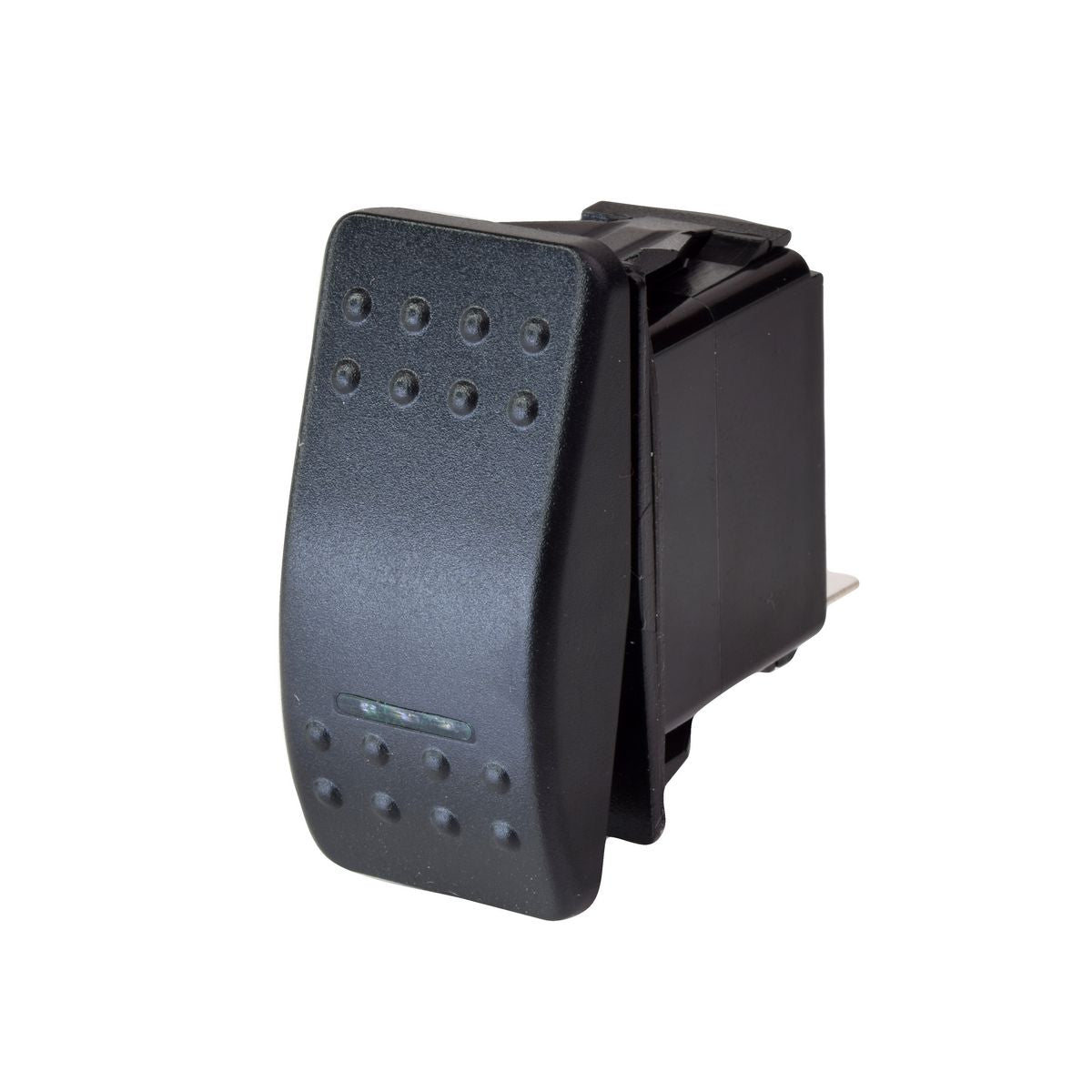 Narva Sealed Rocker Switch Off/ Mom On Green Led 20A At 12V 63118BL