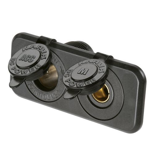 Narva Twin Flush Mount Socket Accessory/Merit 81140BL