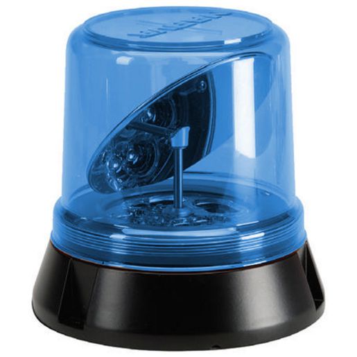 Narva Hi Optics Led Rotating Beacon Blue 12 Or 24V Permanent Mount 85270B