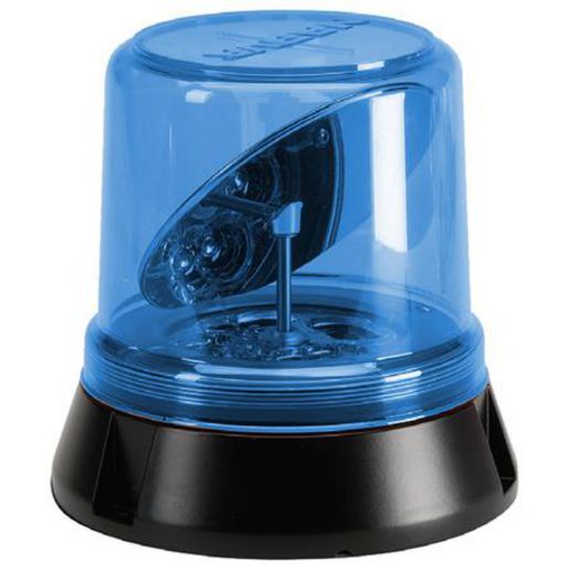 Narva Hi Optics Led Rotating Beacon Blue 12 Or 24V Permanent Mount 85270B