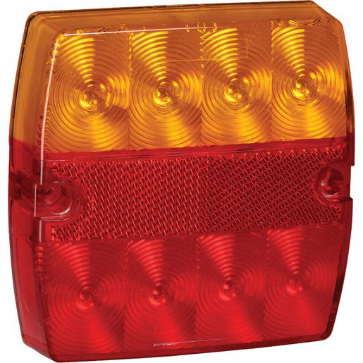 Narva Model 34 LED Slimline Direction Indicator Stop/Tail Lamp Square 12V 0.5m Cable 93430BL