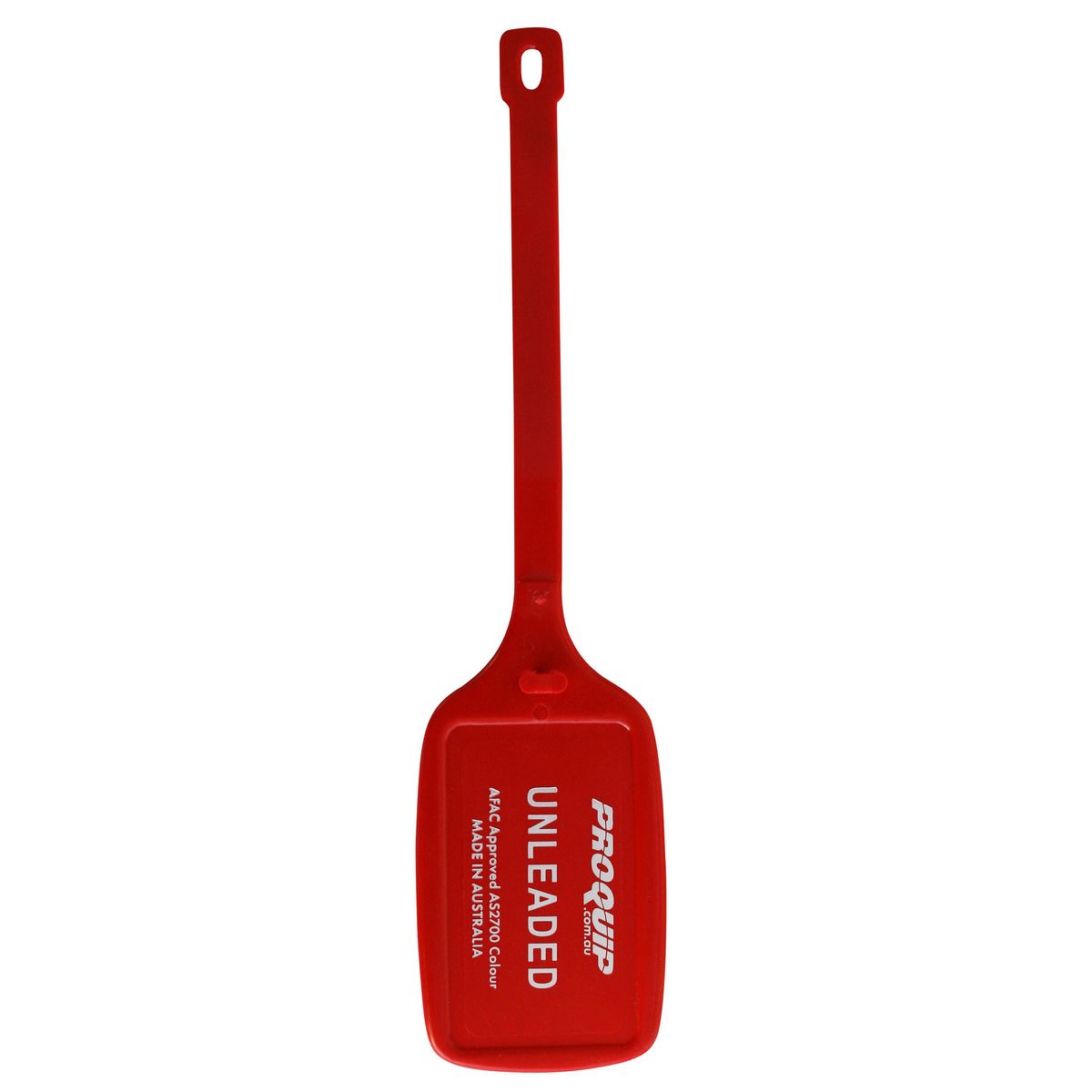 Proquip Fuel Jerry Can Identity Tag Unleaded Red 1040