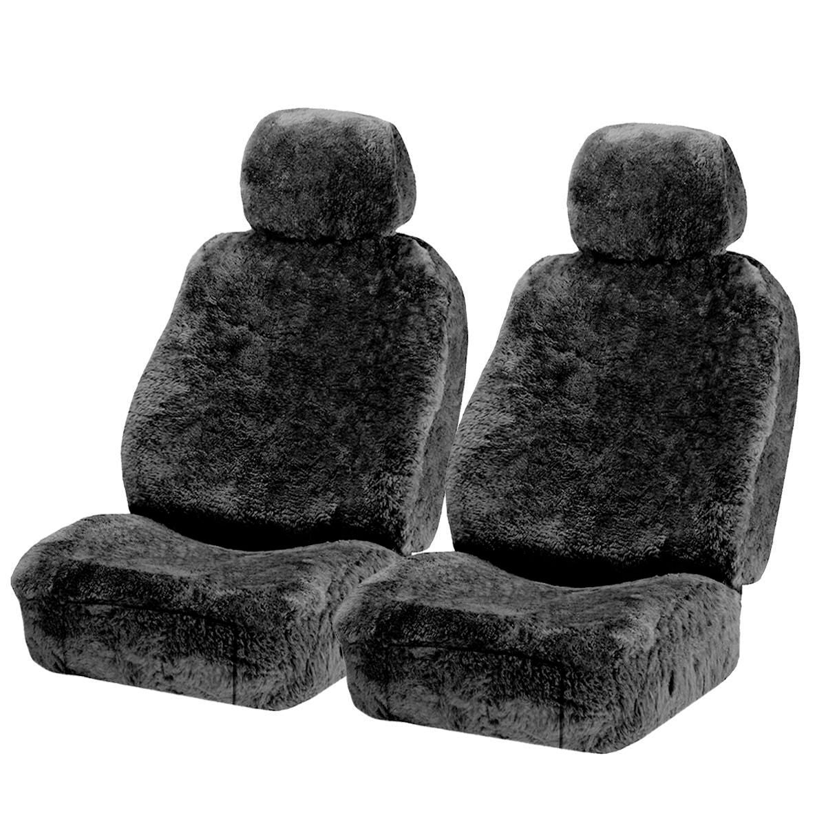Gear Up Sheep Skin Opulence Seat Covers 30/50 Charcoal GUSSOPPR30ACHA