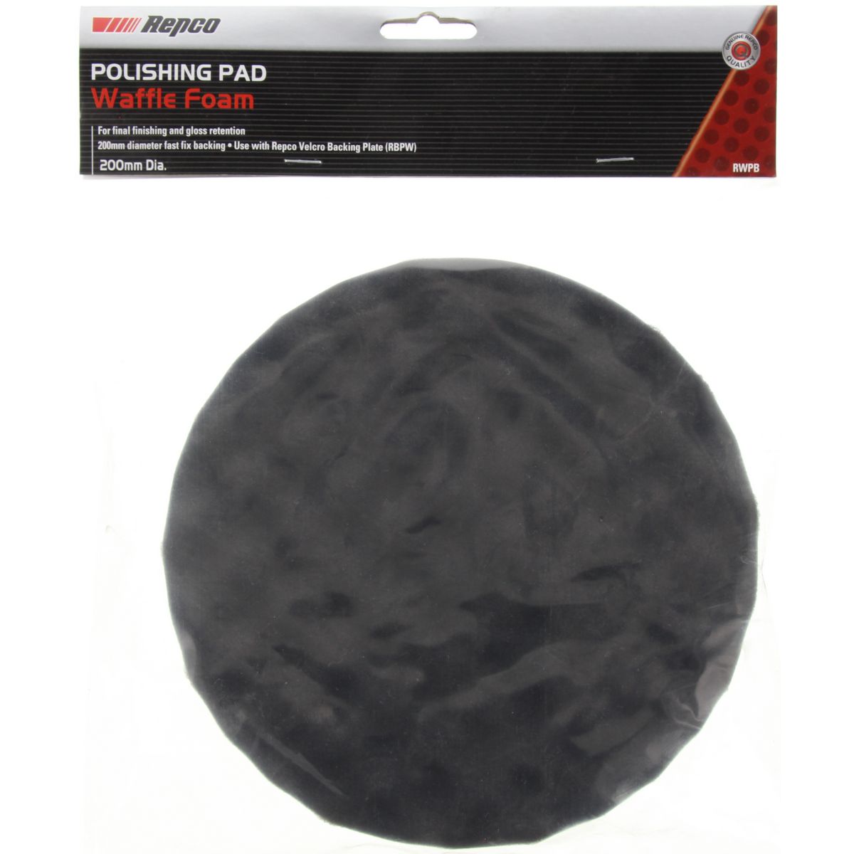 Eclipse Waffle Foam Polishing Pad 200Mm RWPB