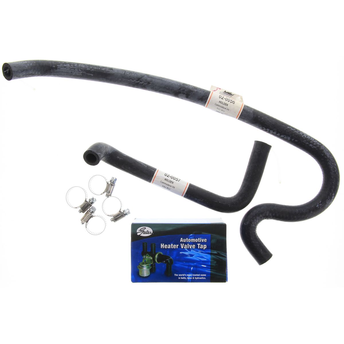 Gates Heater Tap Hose & Clamp Pack HV5217VR-VS