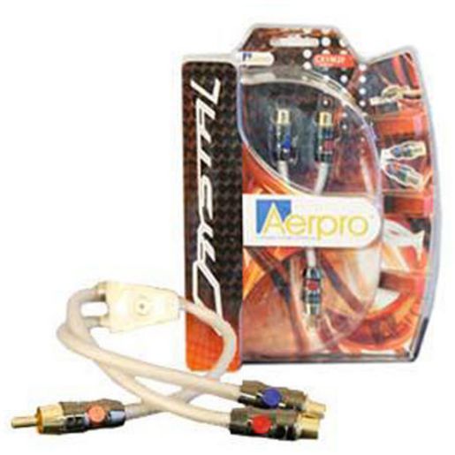 Aerpro 22Cm 1M/2F Rca Y Splitter CX1M2F
