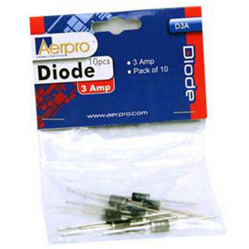 Aerpro 3A Diode Pack Of 10 D3A