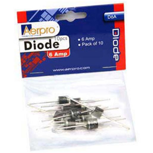 Aerpro 6A Diode Pack Of 10 D6A
