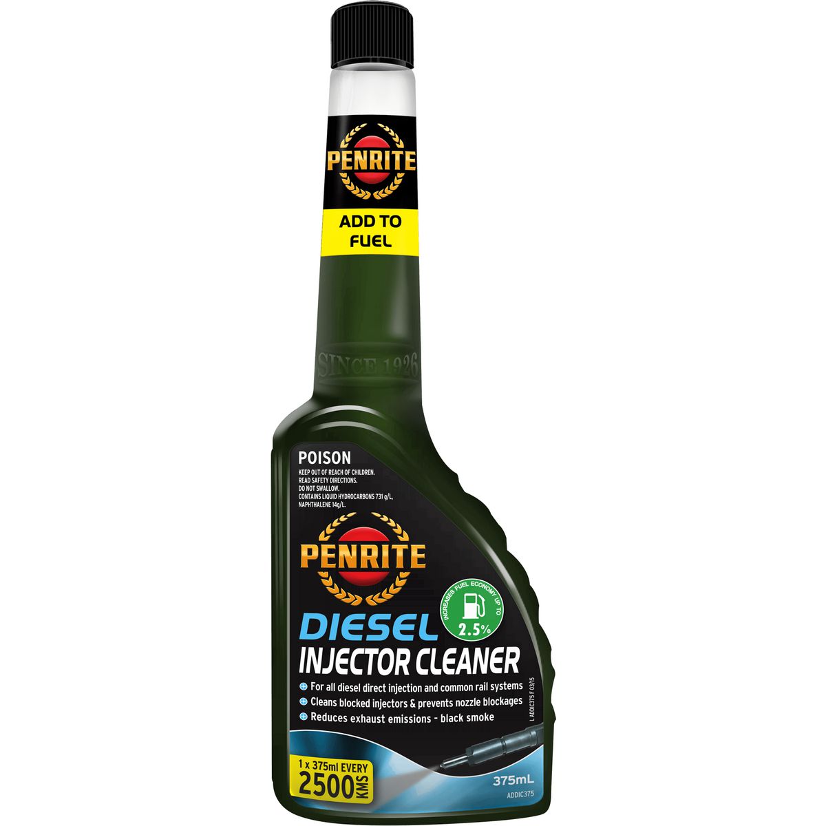 Penrite Diesel Injector Cleaner Additive 375ml ADDIC375
