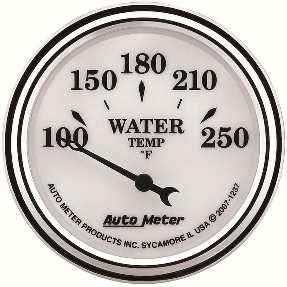 Autometer Old Tyme 2-1/16in Water Temp Gauge 100-250F AU1237