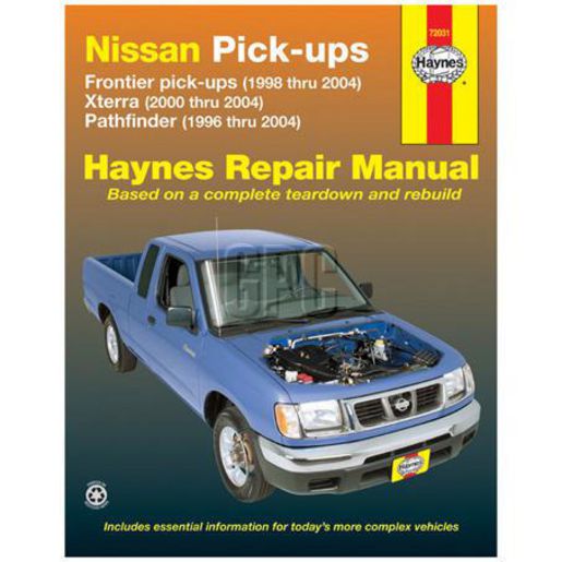 Haynes Owner's Workshop Manual - Nissan Pathfinder 1996-2004 72031