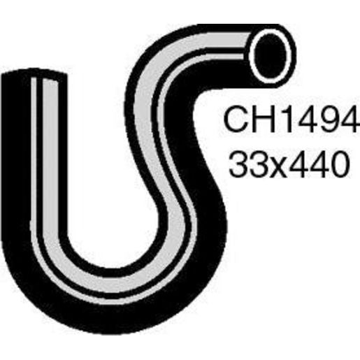 Mackay Top Radiator Hose CH1494