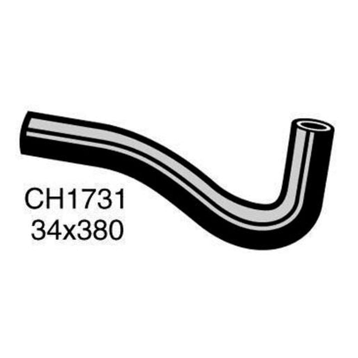 Mackay Top Radiator Hose CH1731