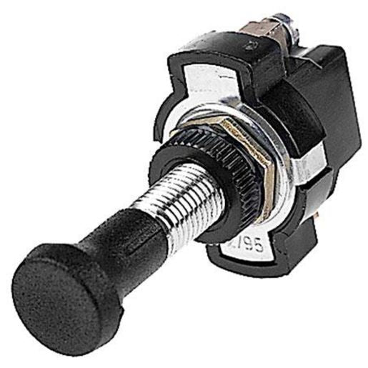 Hella Push/Pull Switch On/Off Spst (Contacts Rated 10A @ 12V) 4400