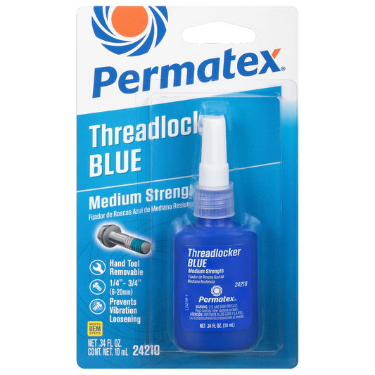 Permatex Threadlocker Blue Medium Strength 10ml