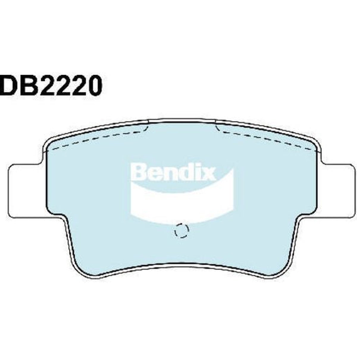 Bendix General CT Brake Pad Set Rear DB2220 GCT