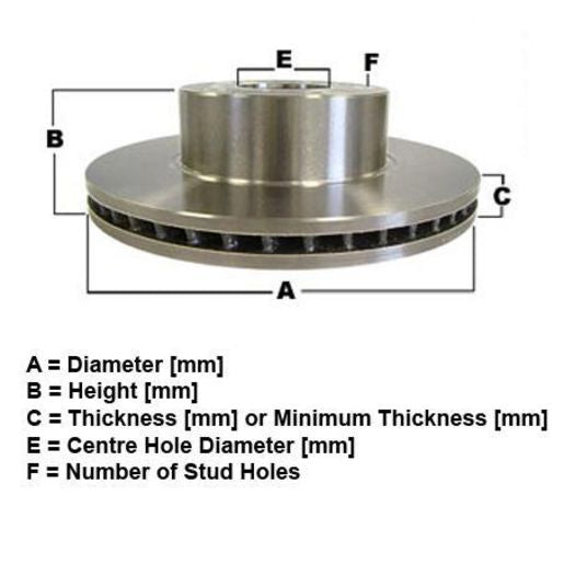 RDA OE Replacement Brake Rotor Single 280mm Front RDA7876