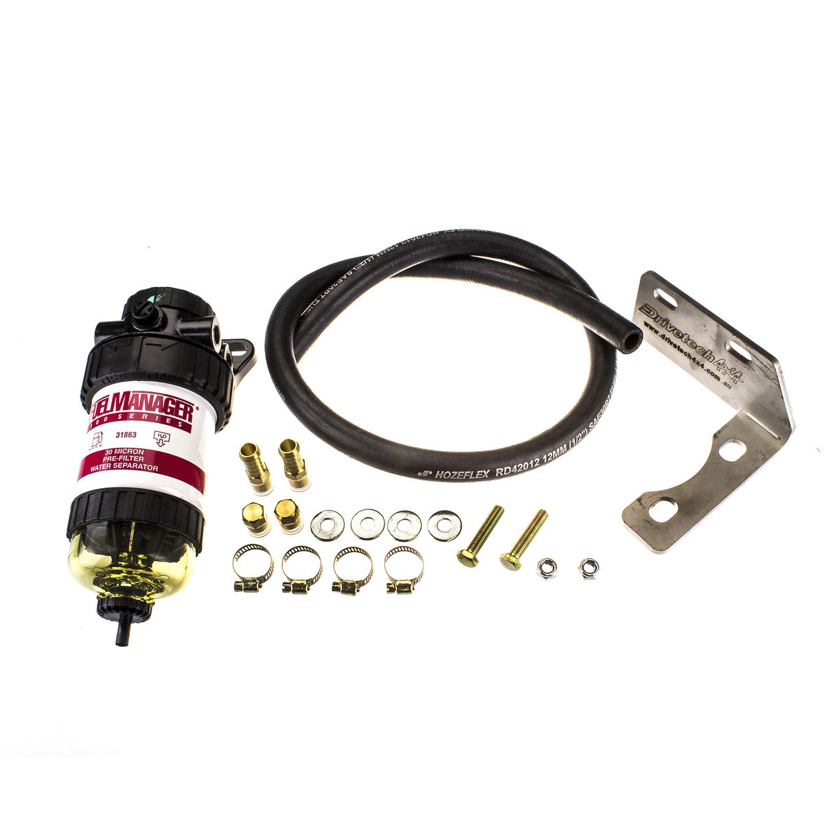 Drivetech 4x4 FuelManager Diesel Pre Filter Kit DT-FMK011 fits Toyota Landcruiser 105 Series 4.2L D