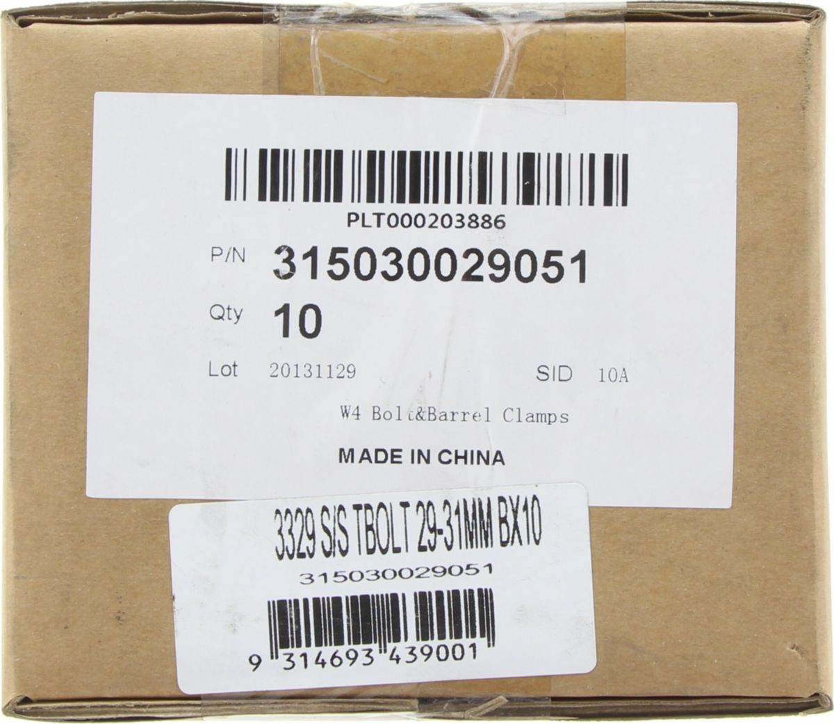Ideal T-Bolt Hose Clamp 29-31Mm 3329