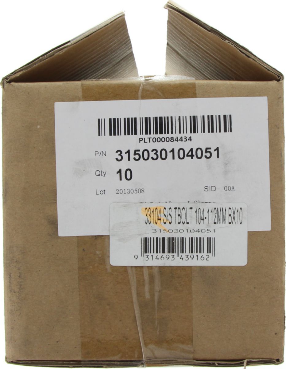 Gates S/S T-Bolt Clamp 104-112mm (10 Pack) 33104